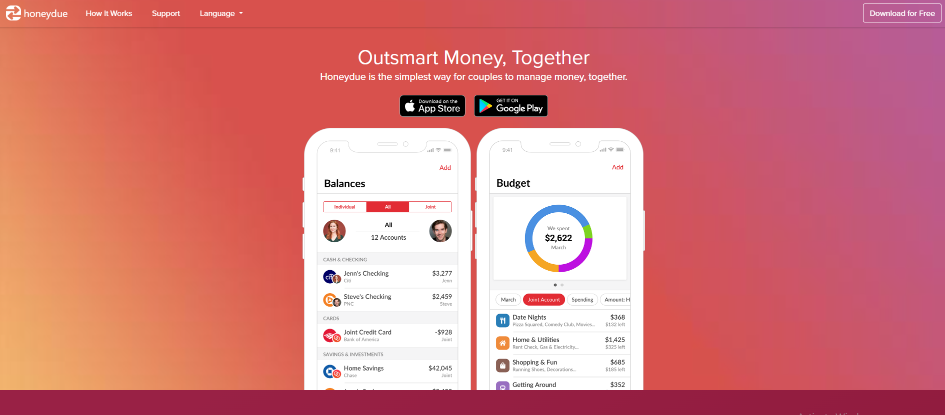 A Finance App For Couples