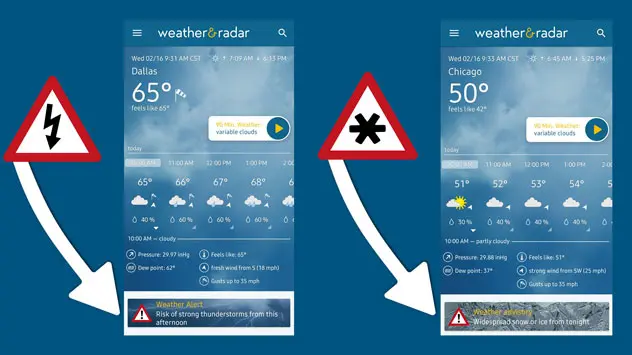 Weather Alert App